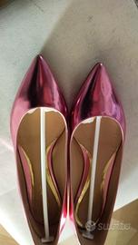 scarpe donna Sebastian décolleté rosa lucidon.35,5