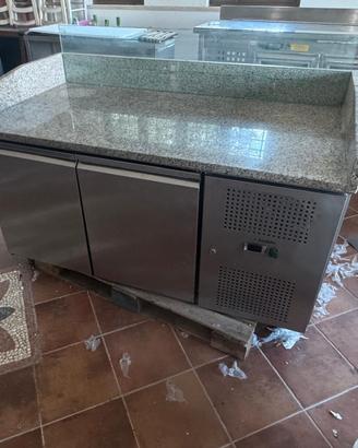 bancone da pizza refrigerante 