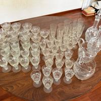 Servizio bicchieri di cristallo