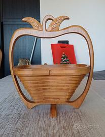 Portafrutta in legno