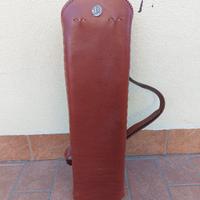faretra da spalla in cuoio