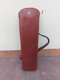 faretra da spalla in cuoio