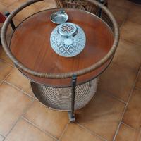 Carrello vintage in legno anni 50