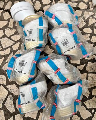 Stock 8 connettori WC offset wc-con4a NUOVI