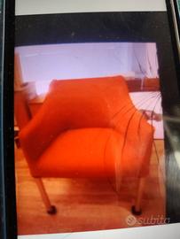 poltrone cappellini rosse