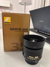 Obiettivo Nikon 35mm 1.8
