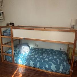 Letto Kura Ikea completo di 2 materassi