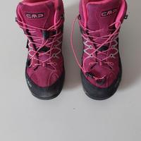scarponcini trekking bambina 34