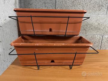 Portavasi (2) con vasi L50