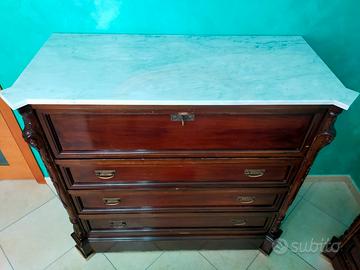 Trittico vintage legno e marmo 💎 