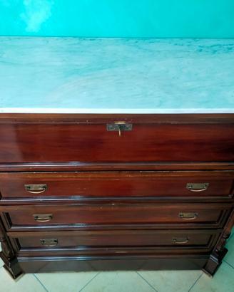 Trittico vintage legno e marmo 💎 