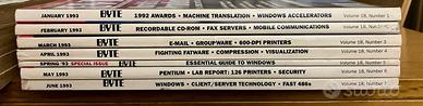 Rivista di informatica vintage: BYTE 1993 (US) 1/2