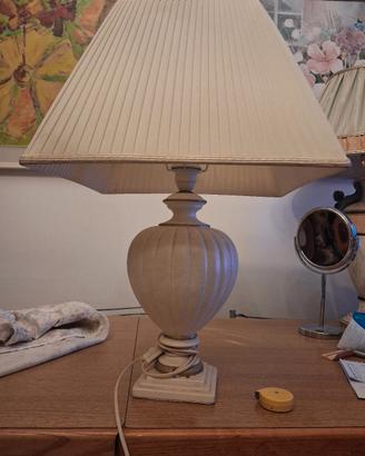 due lampade da tavolo grandi 