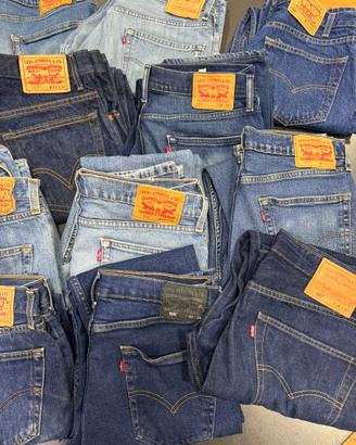 Stock Levi's 501/505/5XX Uomo/Donna Grado A