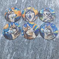 Sottobicchieri husky