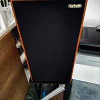 Harbeth C7S3 con stand Wharfedale Linton