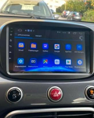 Autoradio navigatore fiat 500x android carplay