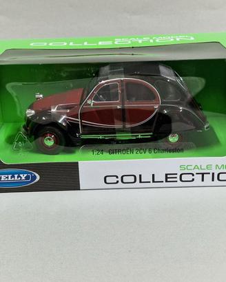 modellino auto scala 1/24 Citroen 2 cv charleston