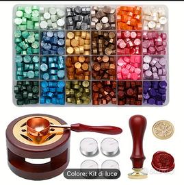 Kit di sigillatura in cera 24 colori