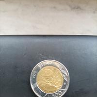 moneta bimetallica da 500 lire 