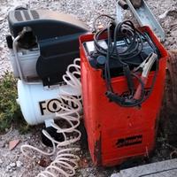 Avviatore caricabatterie e compressore