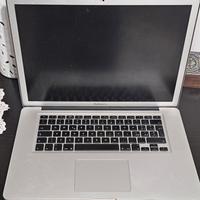 macbook pro 15 per pezzi di ricambio 