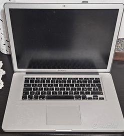 macbook pro 15 per pezzi di ricambio 