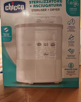 Sterilizzatore Chicco con funzione asciugatura