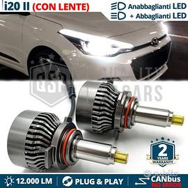 Lampade LED HB3 per HYUNDAI i20 2 Con Lente 6500K