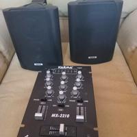 Casse amplificate + Mixer