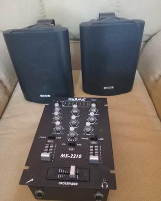 Casse amplificate + Mixer