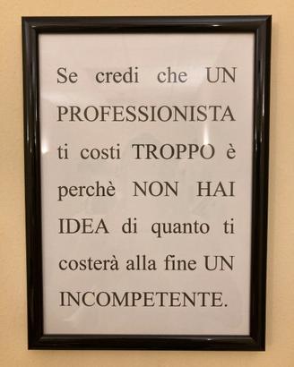 SIMPATICO & UTILE Quadro da Ufficio / Studio