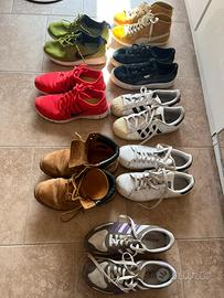 Scarpe varie