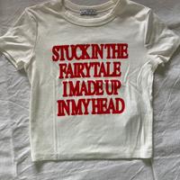 Bershka - Maglietta a maniche corte con scritta