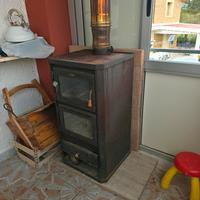 stufa a legna con forno