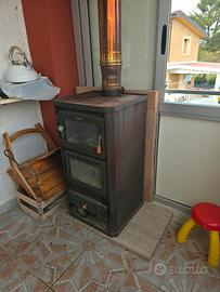 stufa a legna con forno