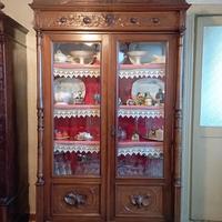 Armadio cristalliera di inizio '900