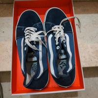 Vans Sneakers Basse Blu Navy e Bianco Unisex