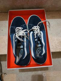 Vans Sneakers Basse Blu Navy e Bianco Unisex