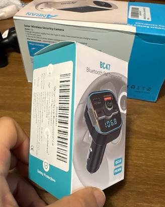 Blootooth fm transmitter per auto