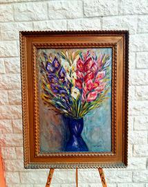 Dipinto olio su tavola 50x70