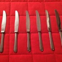 Set 6 coltelli in metallo - Cm 23 ca. - Vintage.