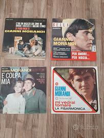 Quattro 45 giri di Gianni Morandi, anni Sessanta