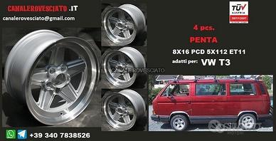 Cerchi AMG penta 8x 16 5x112 et11 Volkswagen T3