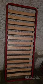 Letto a castello Ikea in metallo e doghe 