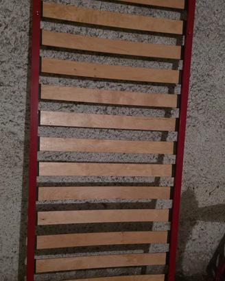 Letto a castello Ikea in metallo e doghe 
