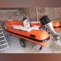 gommone Adria boat motore Honda 40 4t e carrello o