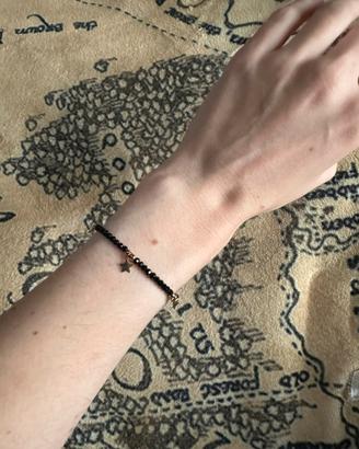 Braccialetto con perline e stelline