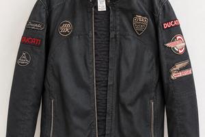 Giacca Moto Ducati Historical Vintage Nera - XXL
