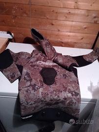 giacca cressi sub mimetica 5 mm